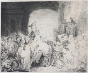 "Triumph of Mordecai" (1641), Rembrandt van Rijn