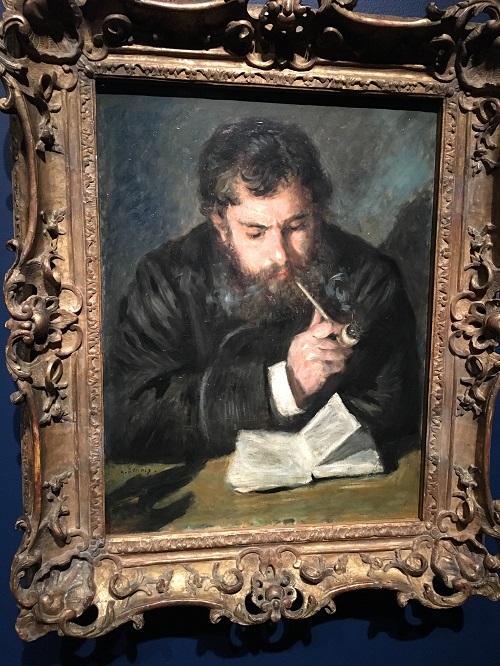 “Claude Monet” (1872), Pierre-Auguste Renoir.