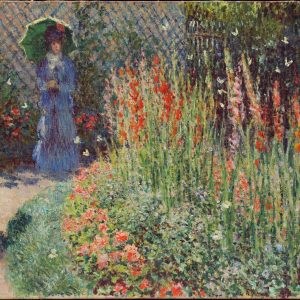 “Rounded Flower Bed (Corbeille de fleurs)” (1876), Claude Monet.