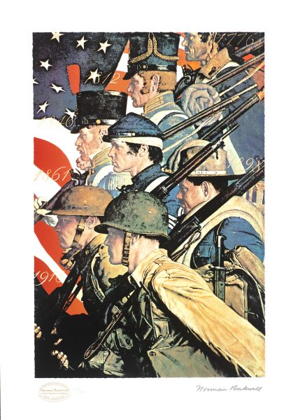 Norman Rockwell A Pictorial History of the United States Army