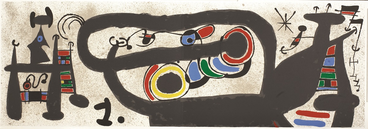 "Le Lezard aux Plumes d'or II" (1971), Joan Miró, Park West Museum