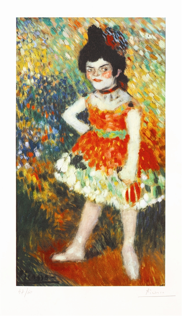 "Danseuse Naine (Dwarf Dancer)" (1901), Pablo Picasso, Barcelona Suite