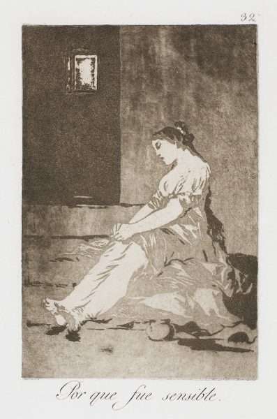Francisco Goya aquatint Park West Gallery