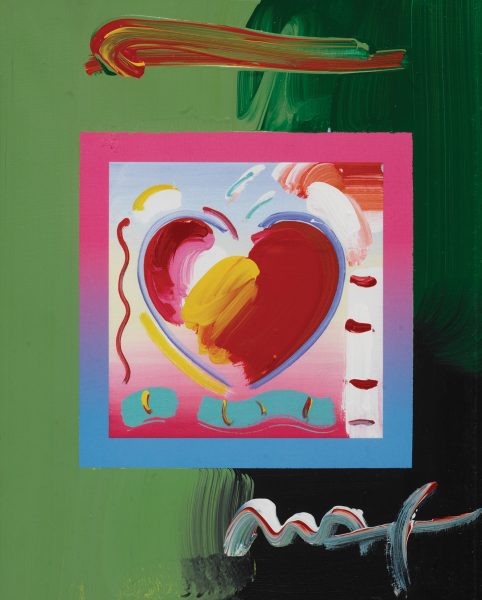 love in art Hearts on Blends Peter Max Park West Gallery