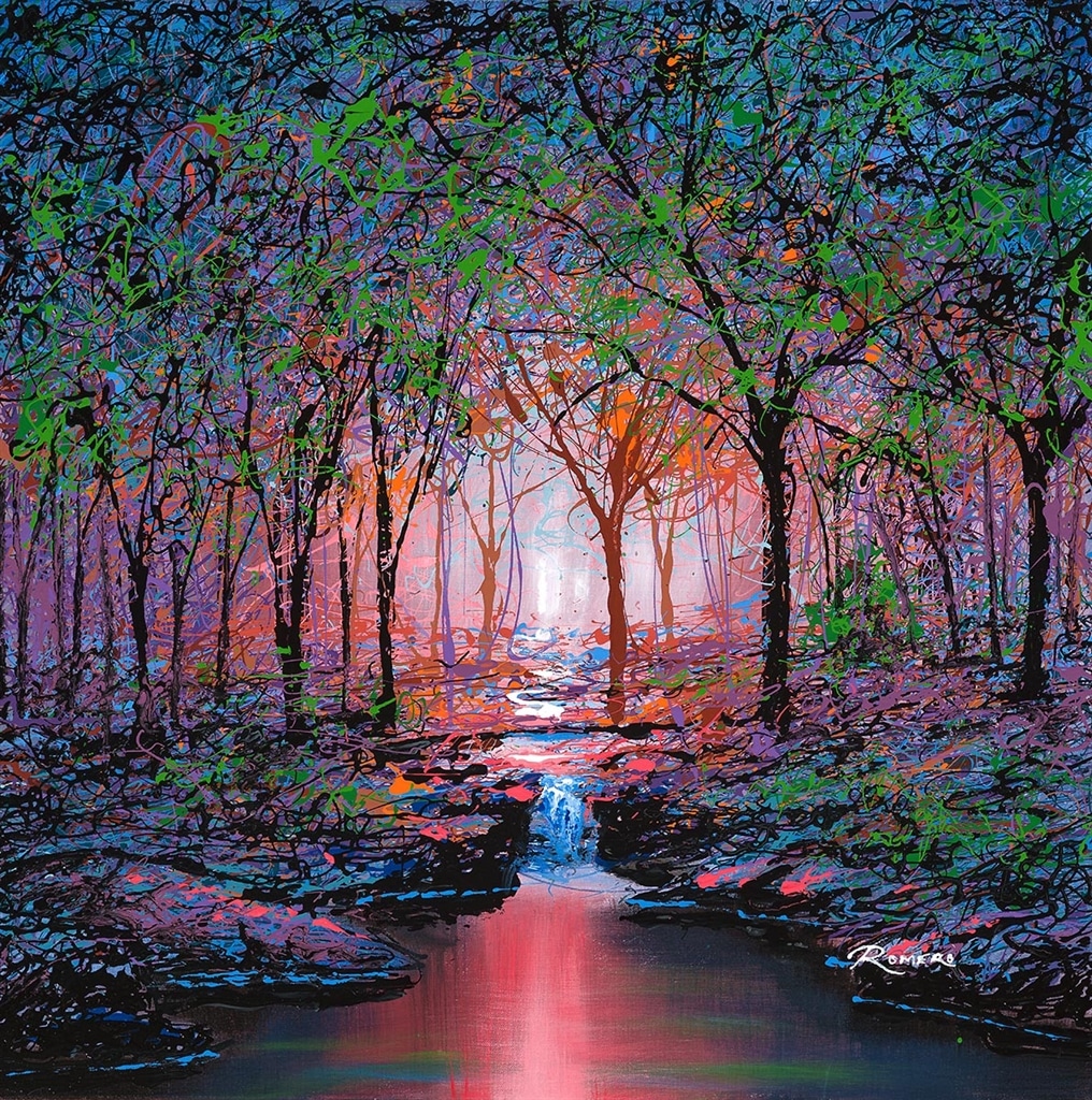 "Trees and Water Red Loll" (2019), Michael Romero