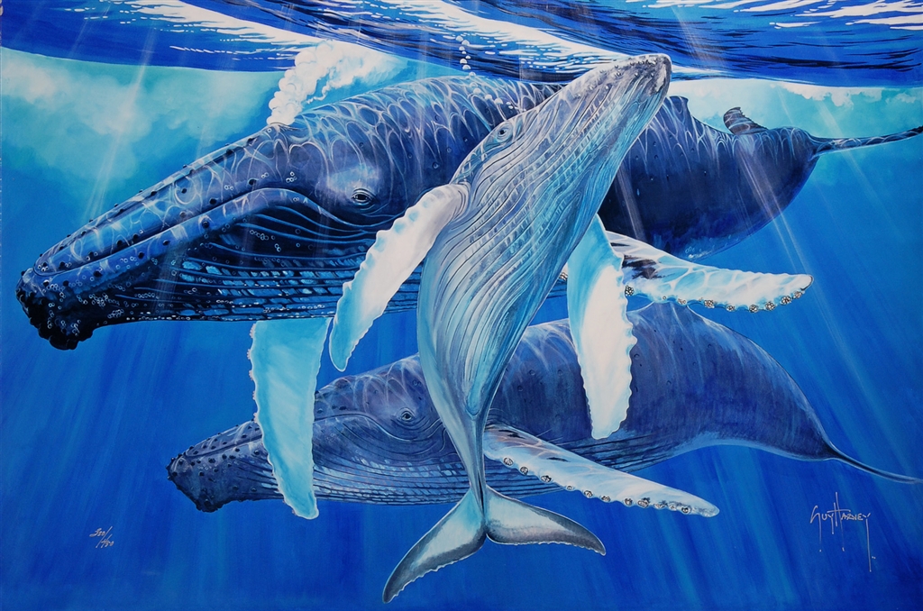 "Mother's Touch" (2015), Guy Harvey, Guy Harvey art, Park West Gallery