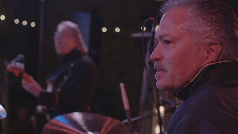 Scott Jacobs, backing up Gary Puckett on the drums, at a Park West VIP event in February 2018