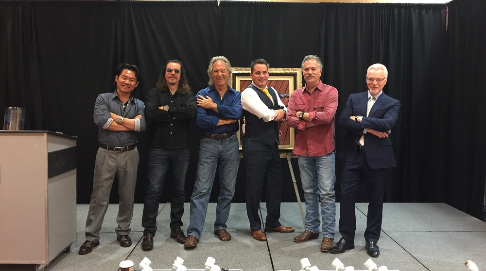 (Left to Right) Daniel Wall, Patrick Guyton, Gary Puckett, Jason Betteridge, Scott Jacobs, Morris Shapiro