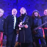 Gary Puckett and the New Union Gap at a Park West VIP event in February 2018. (Left to Right) Park West Gallery director Morris Shapiro, Scott Jacobs, Gary Puckett, Patrick Guyton, VIP auctioneer Jason Betteridge