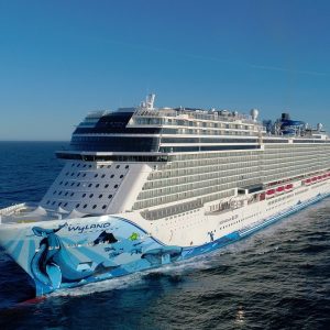 The new Norwegian Bliss, setting sail May 2018.
