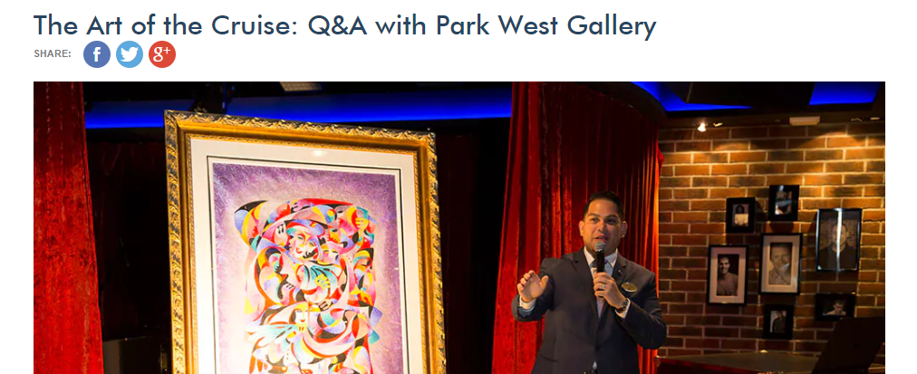 Park West cruise ship art auctions on Norwegian Cruise Line