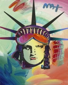 "Liberty Head Ver. XII #22" (2016), Peter Max