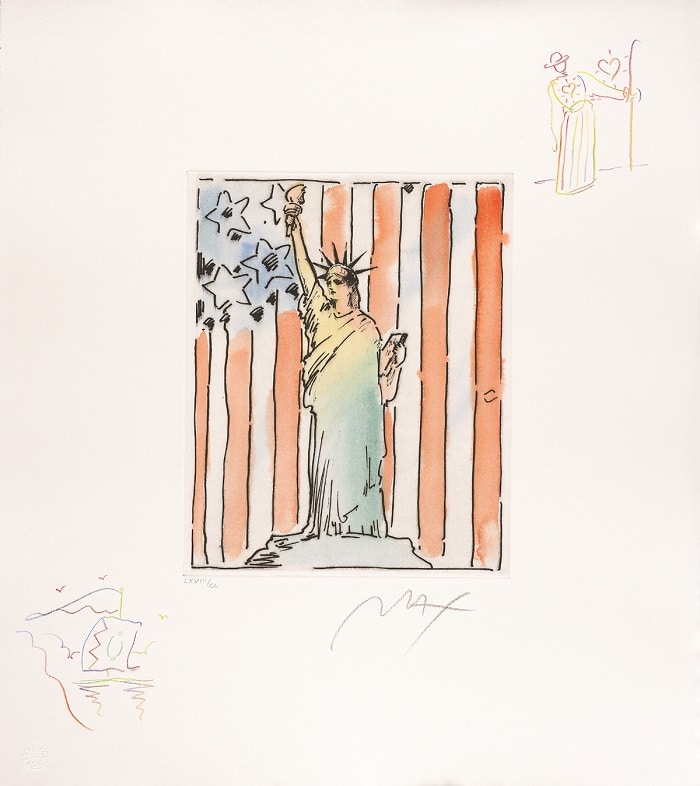 "United We Stand II," Peter Max