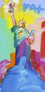 "Statue of Liberty Ver. I #419," Peter Max