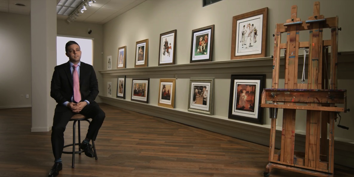 Gallery Director David Gorman discussing Norman Rockwell's legacy