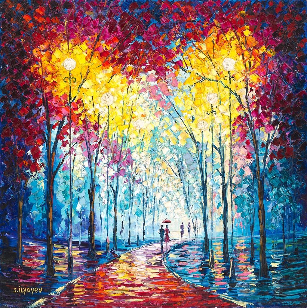 "Cascade of Autumnal Leaves" (2017)