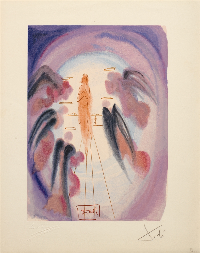 "La Joie des bienheureux" (The Joy of the Blessed; 1960). From Dalí’s “Divine Comedy—Paradise 24.”