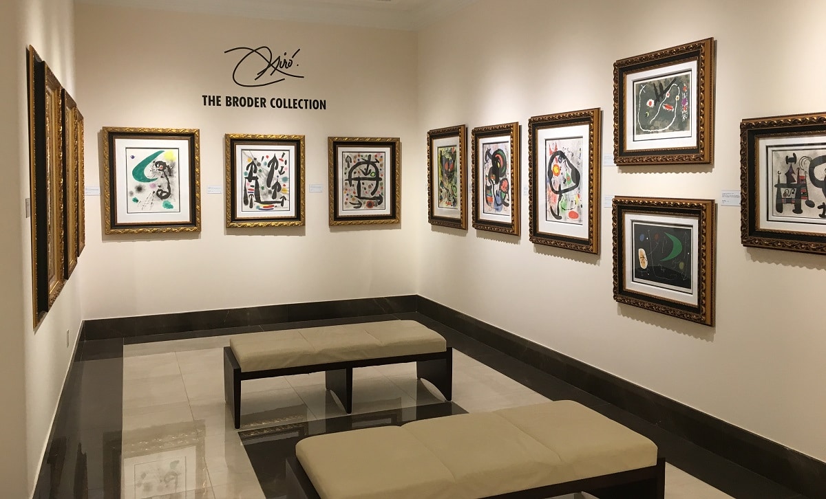 The Broder Collection gallery at Park West Museum.