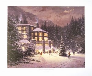 "Christmas at the Ahwahnee," Thomas Kinkade