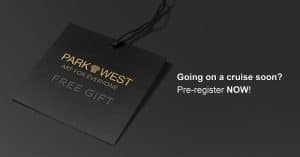 New Park West Gallery website pre-registration portal