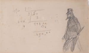 Untitled sketch, Henri de Toulouse-Lautrec, c. 1878-80