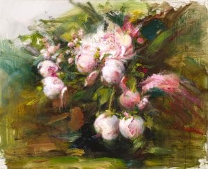 "Peonies (Original Study)" Pino