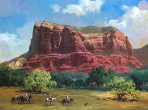 "Sedona - Big Red Rock" (2018), Alexander Chen