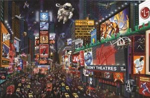 "Times Square Panorama" (2003), Alexander Chen