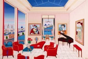 “Interior with Four Picassos,” Fanch Ledan