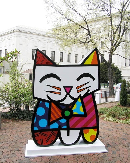 Britto's sculpture "Squeaki" in Washington D.C.