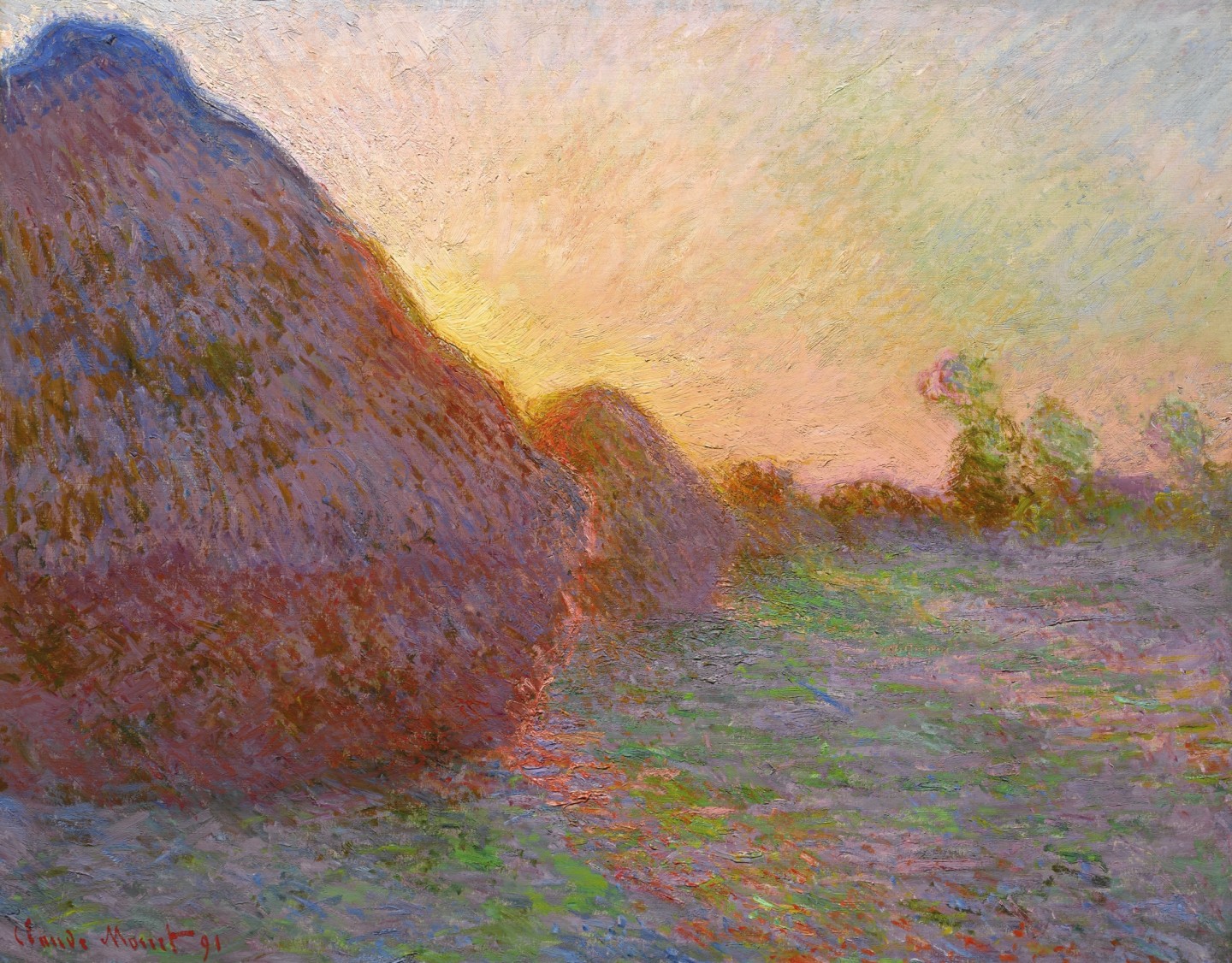 “Meules" by Claude Monet