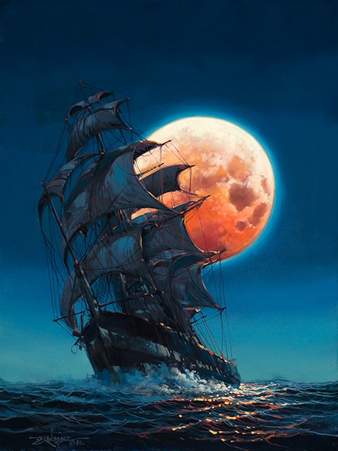 "Moonlit Pursuit," Rodel Gonzalez