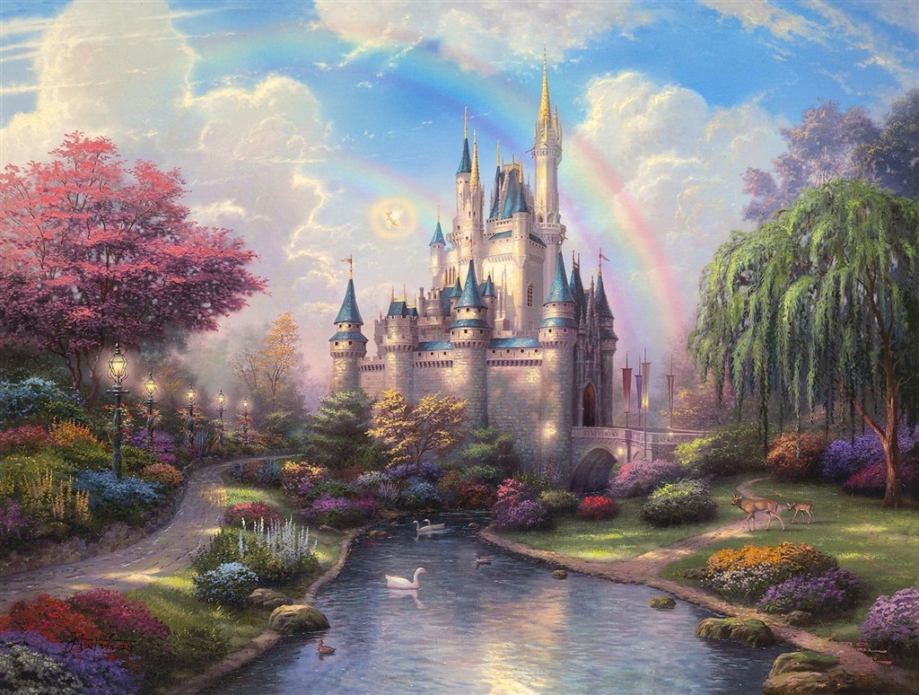 Disney Dreams: Thomas Kinkade Brings Classic Disney Moments to Life