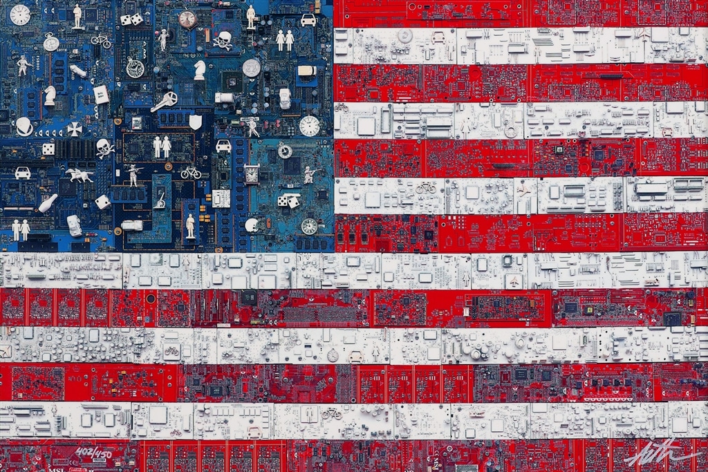 "American Flag" (2017), Gregory Arth