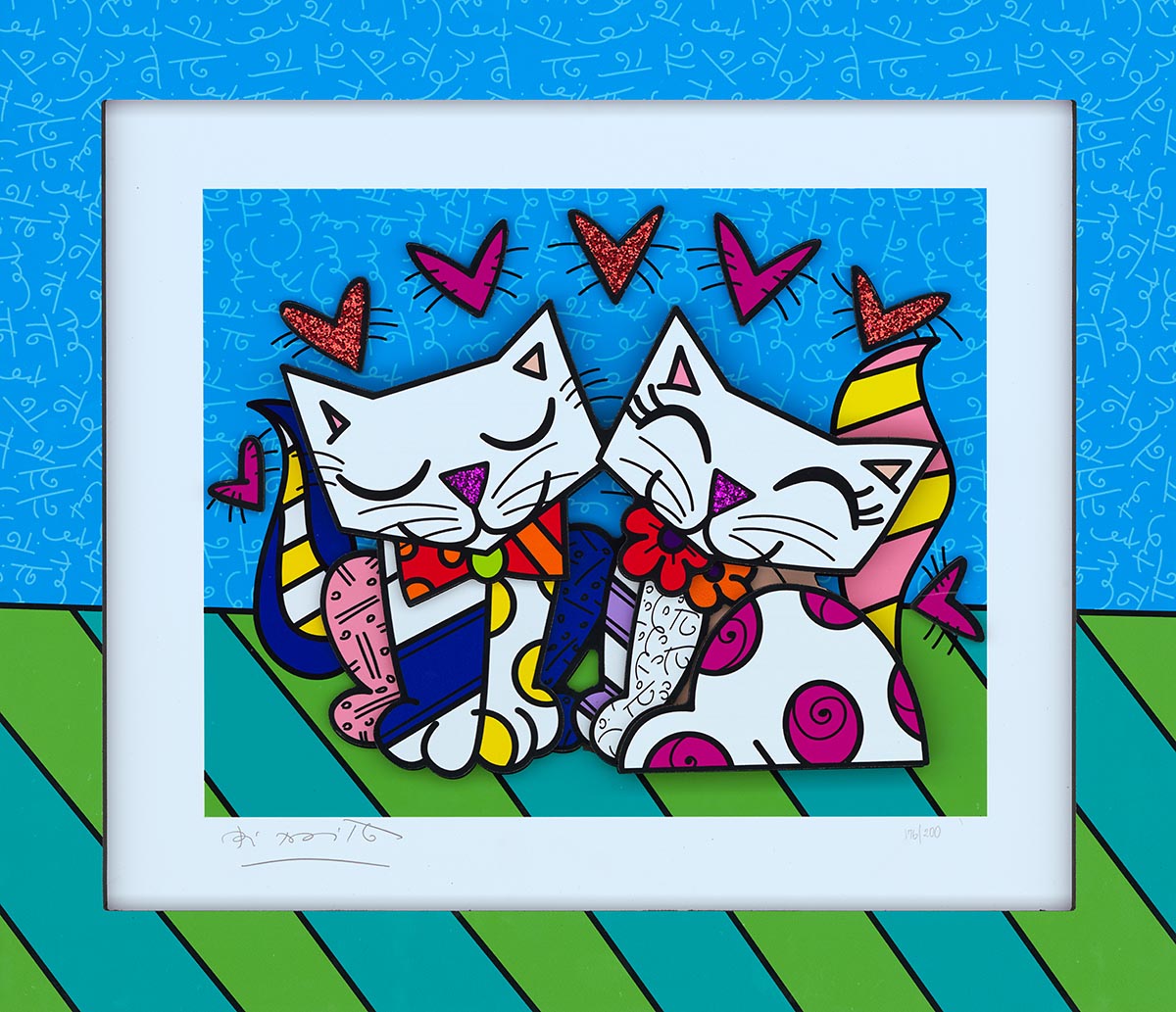 "Pure" (2019) - one of Britto's new sculptographs