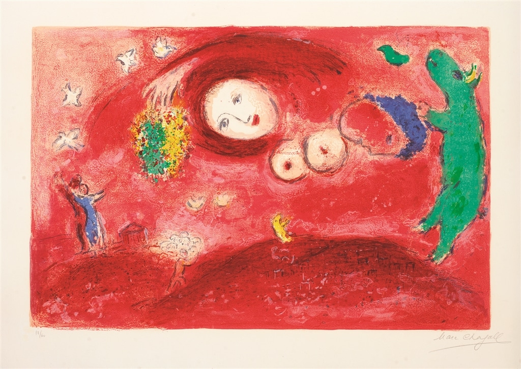 "Springtime on the Meadow" (1961), Marc Chagall