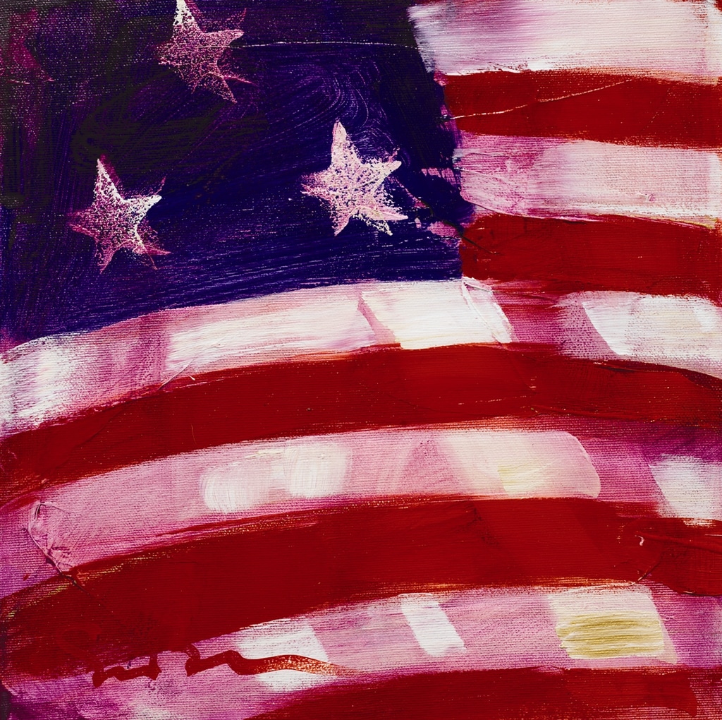 "American Flags VII" (2007), Simon Bull
