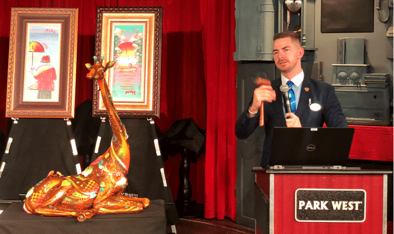Auctioneer Mike Grobler