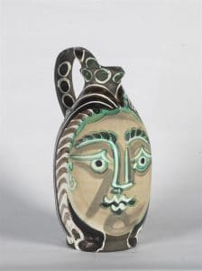 "Femme du Barbu" (Bearded Man's Wife; 1953), Pablo Picasso, Picasso ceramics