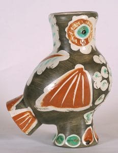 "Chouette" (Wood Owl; 1968), Pablo Picasso, Picasso Ceramics