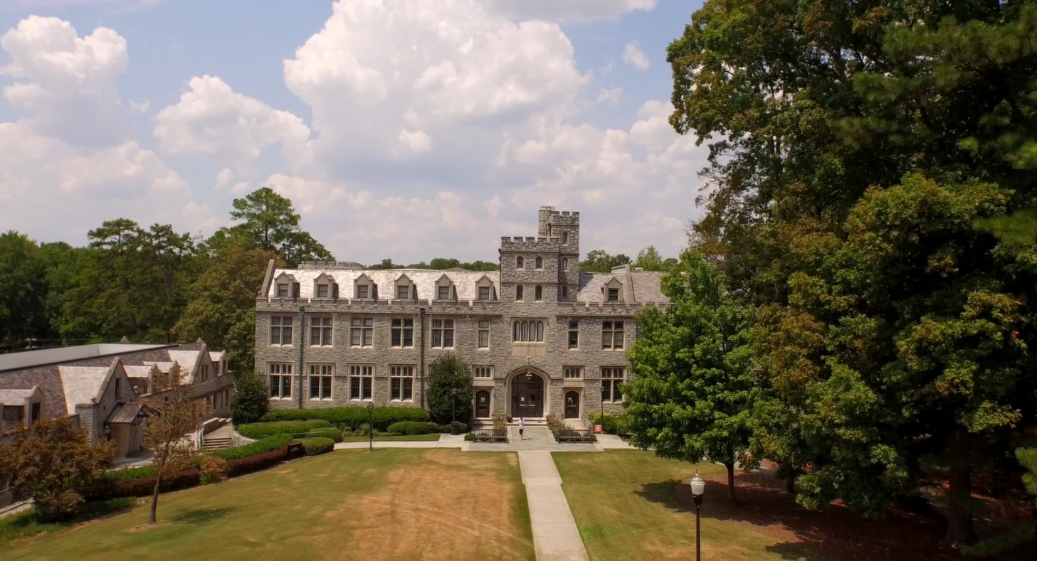 The campus of Oglethorpe University in Atlanta, Georgia.
