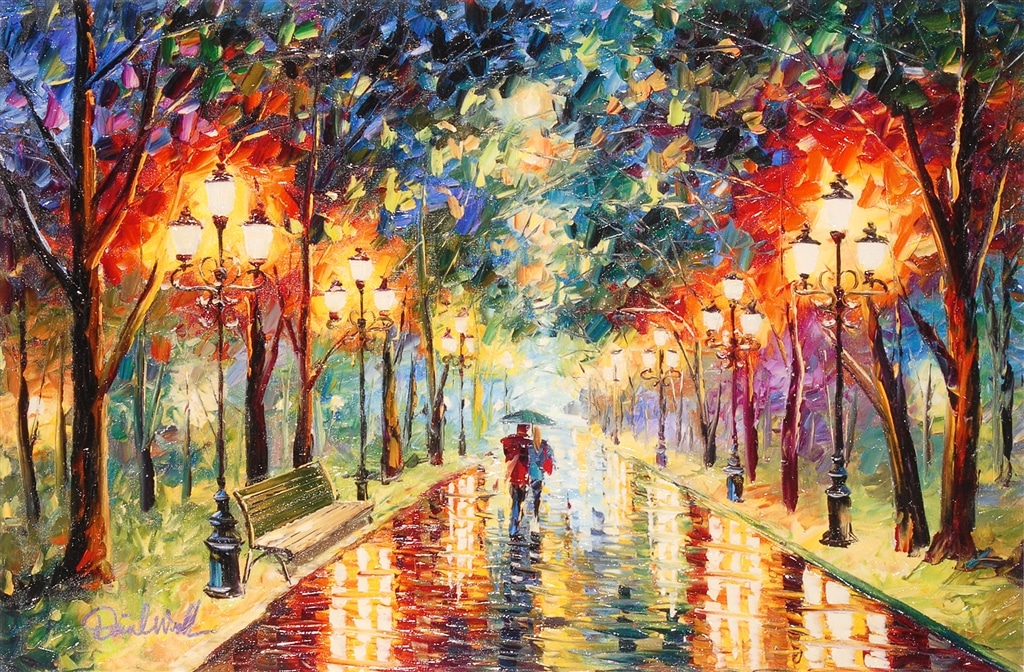 "Colorful Street," Daniel Wall 