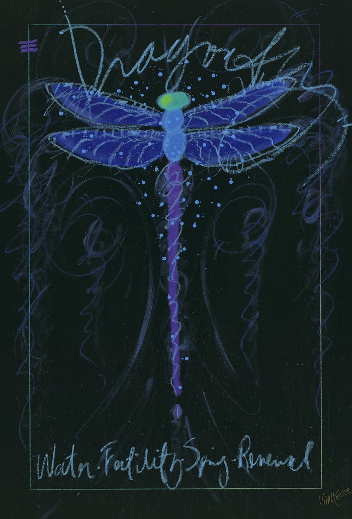 "Dragonfly Black (051114.69)" (2014), Tim Yanke