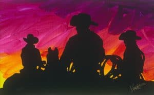 "Twilight on Horseback" (2019), Tim Yanke