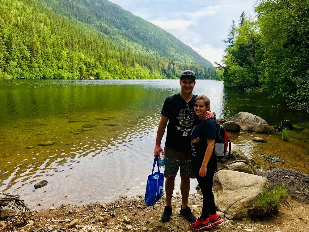 Jared and Irene exploring Alaska together.