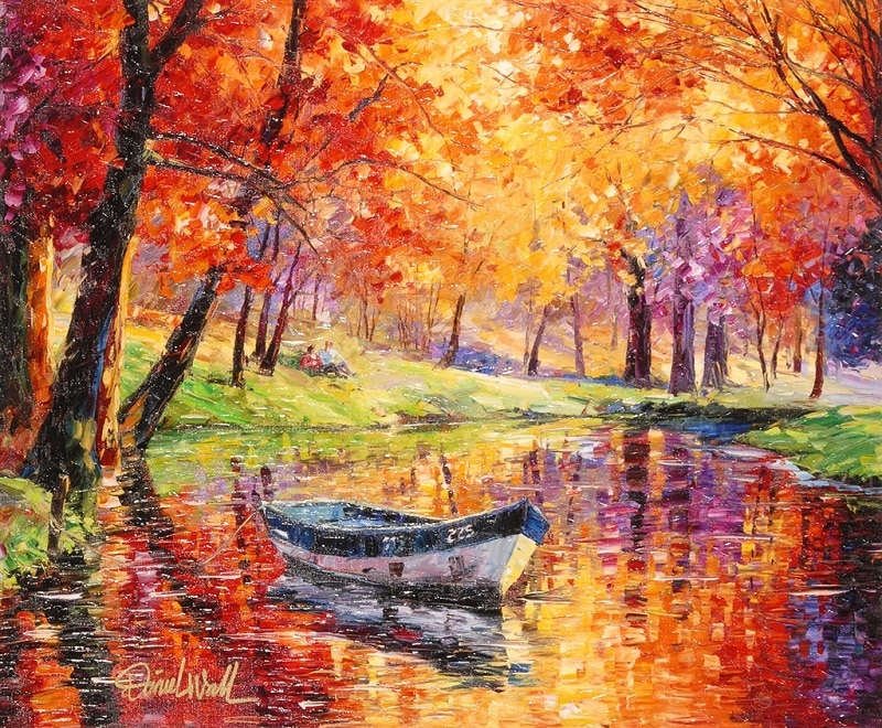 "Colorful Quiet Fall," Daniel Wall