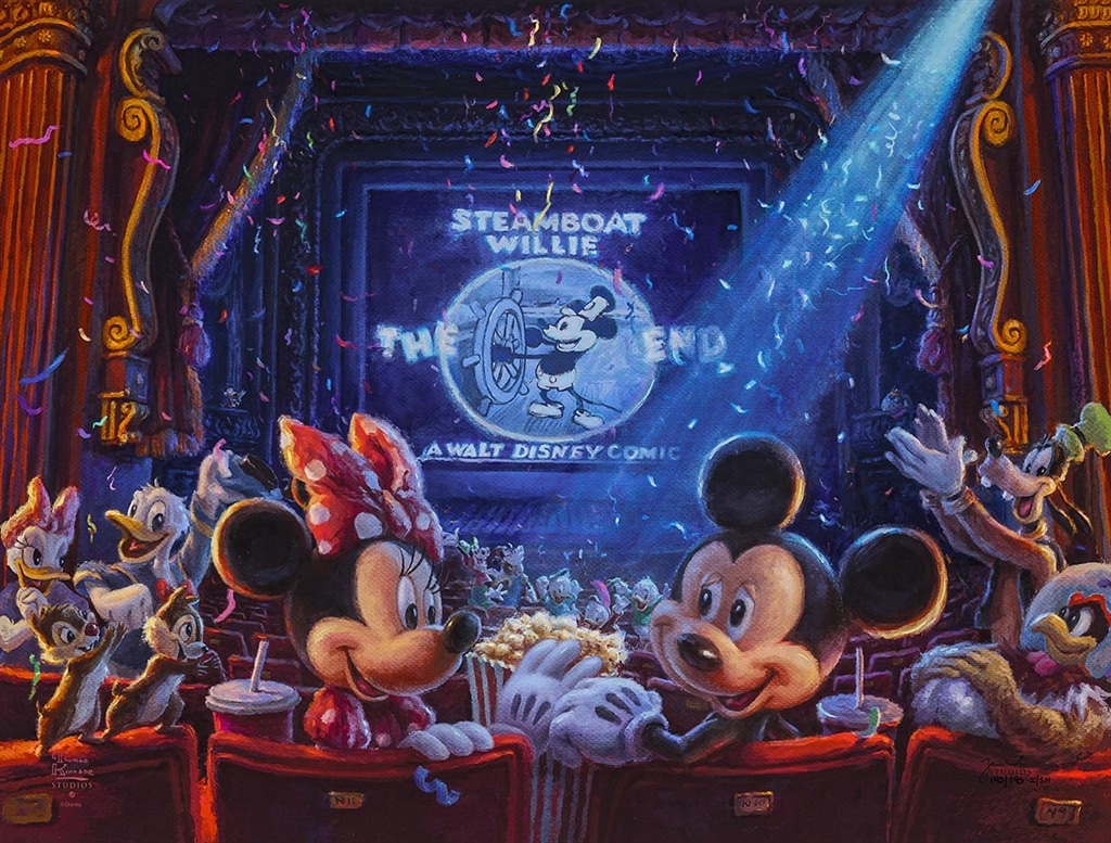 "90 Years of Mickey," Thomas Kinkade Studios