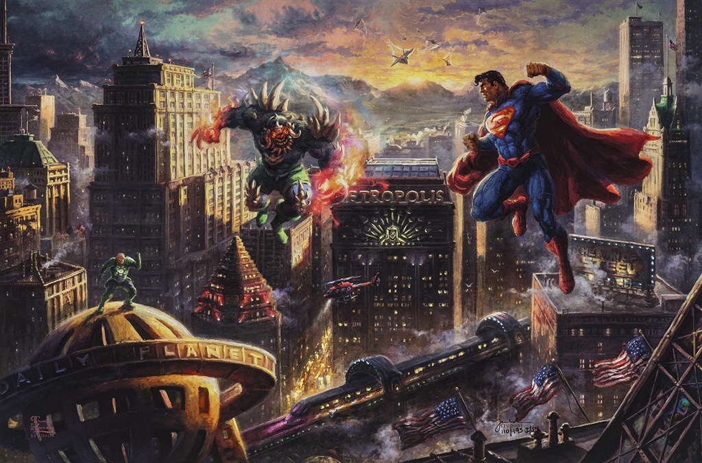 "Superman - Man of Steel," Thomas Kinkade Studios
