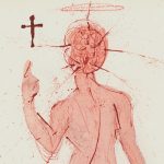 Detail from "Asperges me hyssopo et mundabo (You will sprinkle me with hyssop and I will be cleansed)." From "Biblia Sacra" by Salvador Dalí