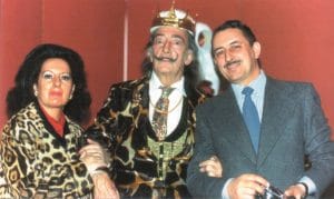 Salvador Dalí with the Albarettos (Photo credit: Eduard Fornés)